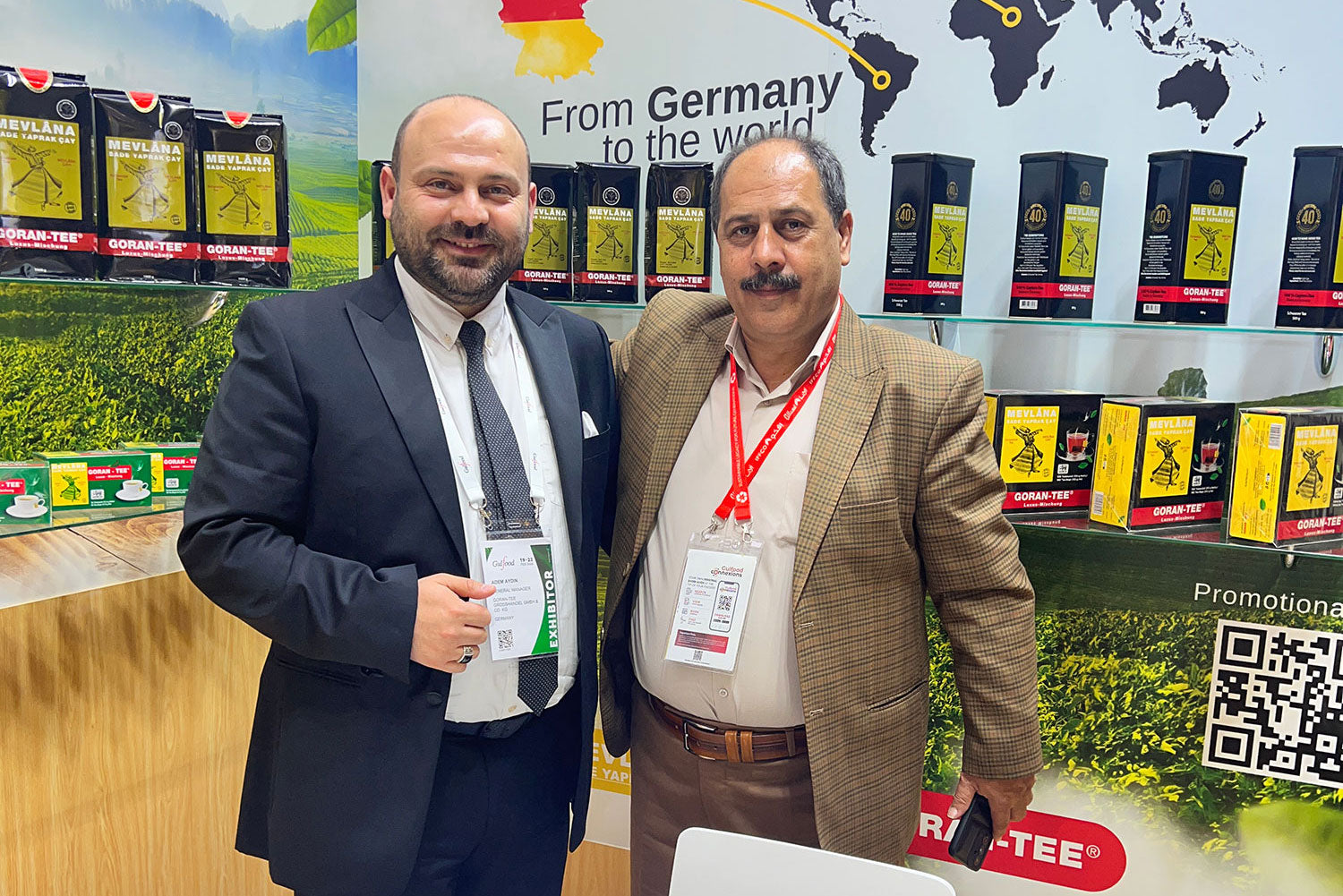 Goran Tee Mevlana Tee: Auf der Gulfood-Messe in Dubai!